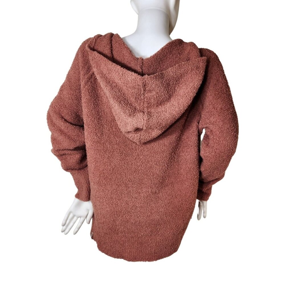 Tommy Bahama Women's Size M Sweater Sea Swell Hooded Cinnamon Cedar (17) - Picture 2 of 9